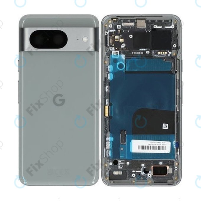 Google Pixel 8 GKWS6 G9BQD - Akkumulátor Fedőlap (Hazel) - G949-00564-01 Genuine Service Pack