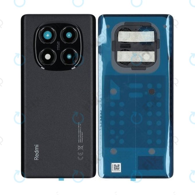Xiaomi Redmi Note 14 Pro 4G 24116RACCG - Akkumulátor Fedőlap (Midnight Black) - 560008000O600 Genuine Service Pack