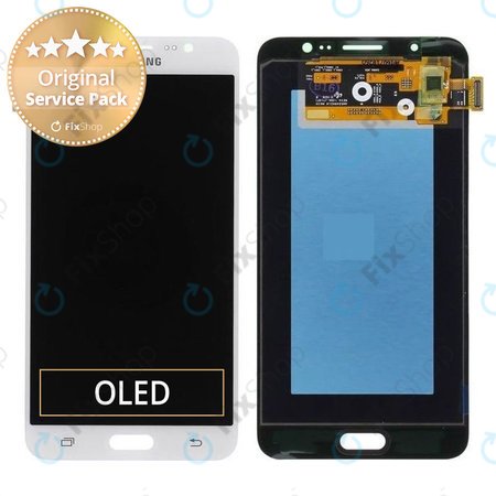Samsung Galaxy J7 J710FN (2016) - LCD Kijelző + Érintőüveg (White) - GH97-18855C, GH97-18931C Genuine Service Pack