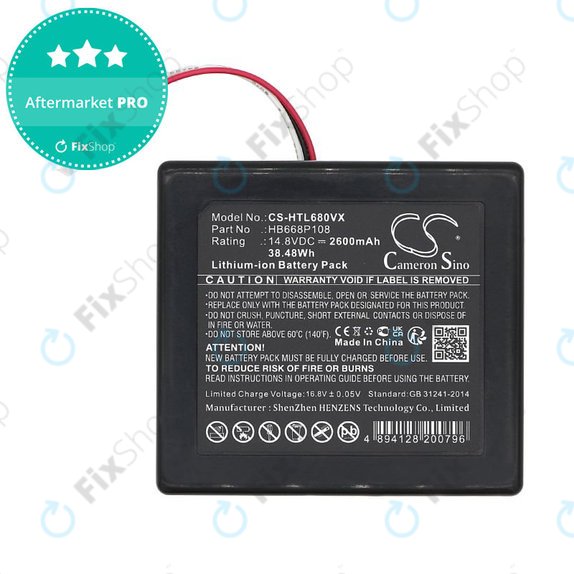 Akkumulátor Hobot Legee 668, Legee 669, 2600mAh, Li-Ion, 14.8V, HB668P108, HQ