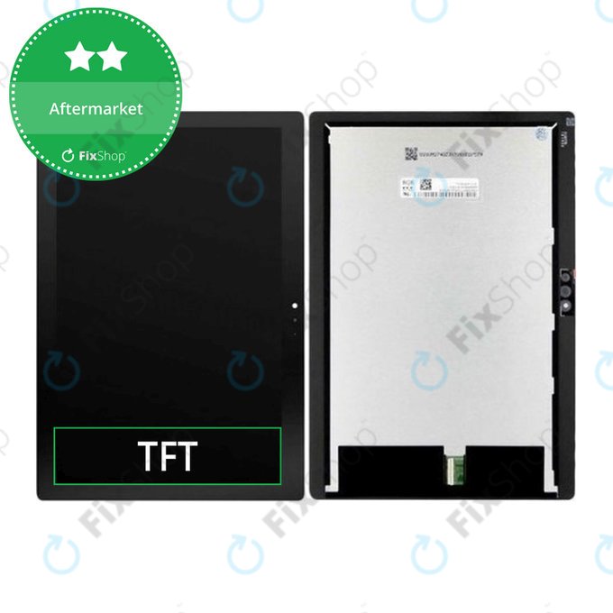 Lenovo Tab M10 TB-X605FC, TB-X605LC - LCD Kijelző + Érintőüveg (Black) TFT