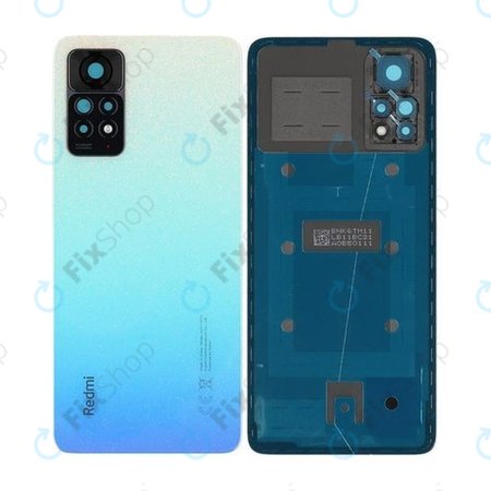 Xiaomi Redmi Note 11 Pro 4G 2201116TG 2201116TI - Akkumulátor Fedőlap (Star Blue) - 5600050K6T00 Genuine Service Pack