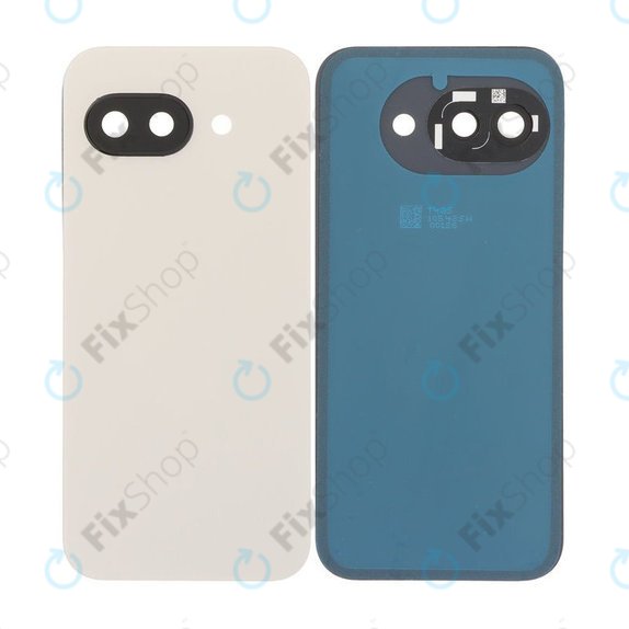 Google Pixel 9a - Akkumulátor Fedőlap Komplett (Porcelain)