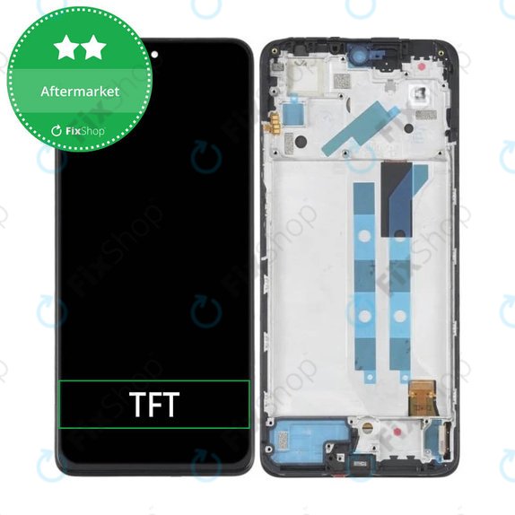 Xiaomi Redmi Note 11 Pro 4G, 5G, Poco X4 Pro 5G - LCD Kijelző + Érintőüveg + Keret (Graphite Grey) TFT