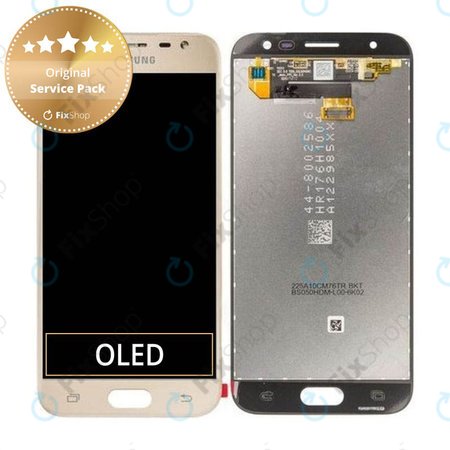 Samsung Galaxy J3 J330F (2017) - LCD Kijelző + Érintőüveg (Gold) - GH96-10990A Genuine Service Pack