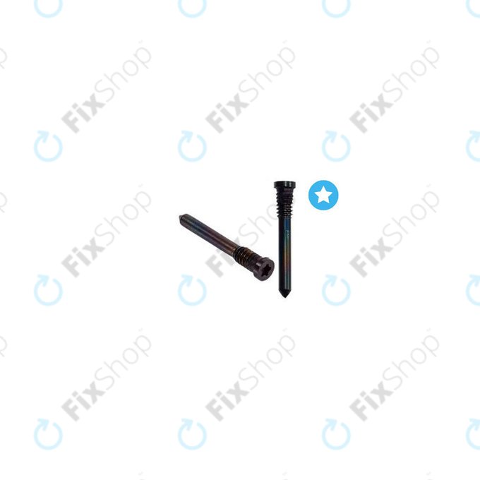 Apple iPhone 16 - Alsó csavarok (Black)