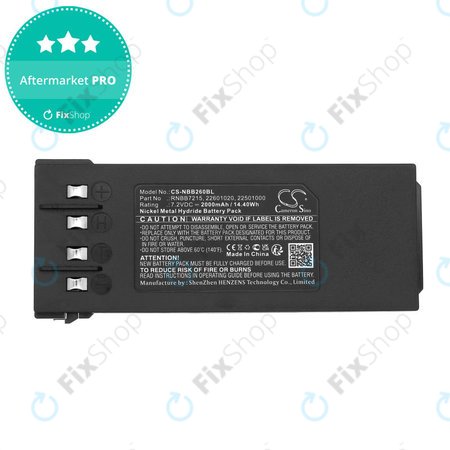 Akkumulátor Hiab 077 Hiduo, 088CL, 095, 2000mAh, Ni-MH, 7.2V, RNBB7215, 2.250.1000, HQ