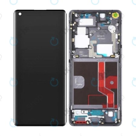 Oppo Find X2 Pro - LCD Kijelző + Érintőüveg + Keret - REF-OPPOFX2P01