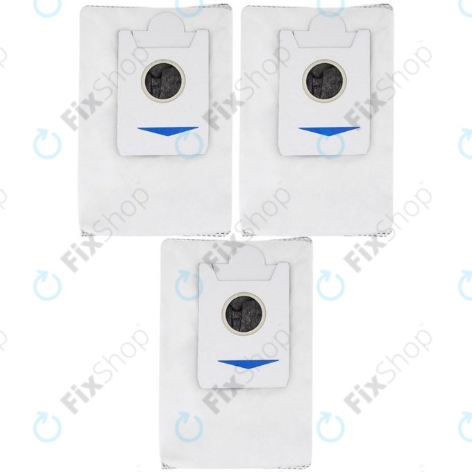 Porzsák, 3 db, Aktív szén Ecovacs Deebot X2-series, X5-series