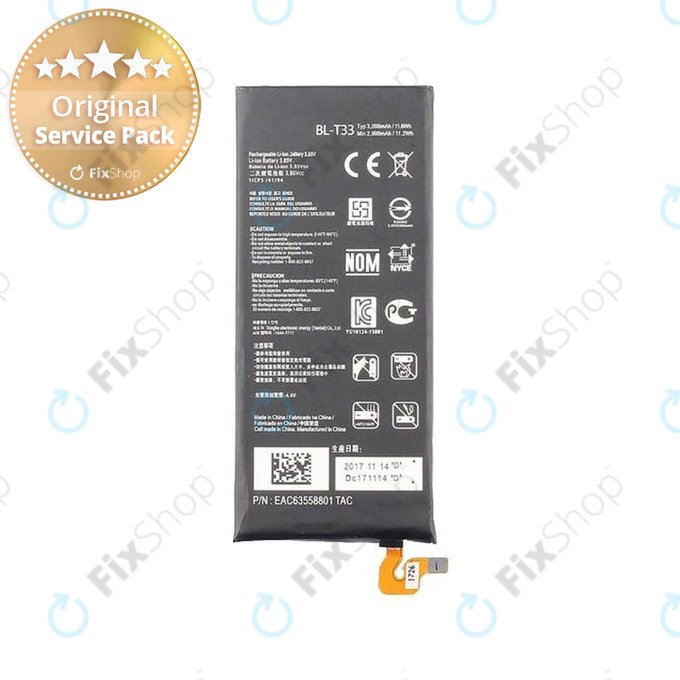 LG Q6 M700N - Akkumulátor 3000mAh - EAC63558801 Genuine Service Pack
