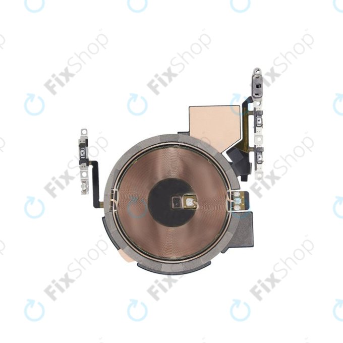 Apple iPhone 14 Pro - Vezeték Nélküli Töltő Chip + Bekapcsoló Gomb + Hangerő Gomb Flex Kábel + NFC