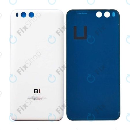 Xiaomi Mi6 - Akkumulátor Fedőlap (White)