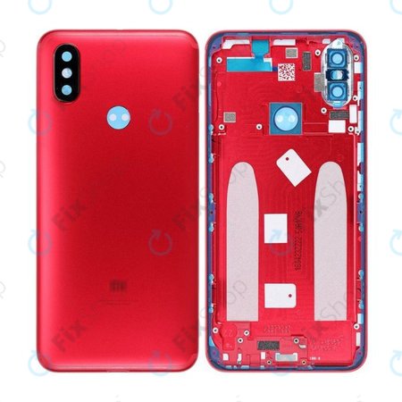 Xiaomi Mi A2 (Mi 6x) - Akkumulátor Fedőlap (Red)