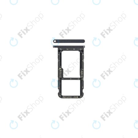 Huawei P20 Lite - SIM/SD Slot (Midnight Black) - 51661HKK Genuine Service Pack