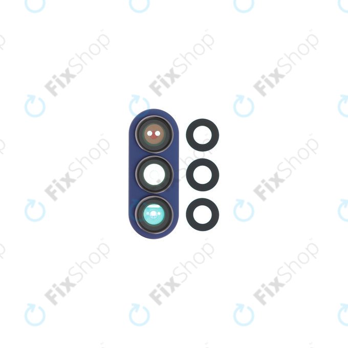 Samsung Galaxy Z Fold 7 F966B - Hátlapi Kameralencse Üveg + Keret (Blue Shadow)