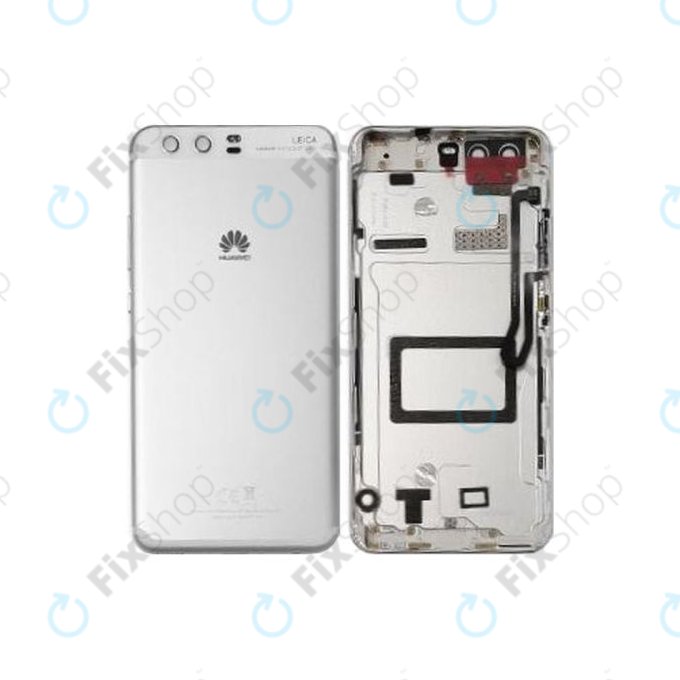 Huawei P10 VTR-L29 - Akkumulátor fedőlap (Ezüst) - 02351DJA