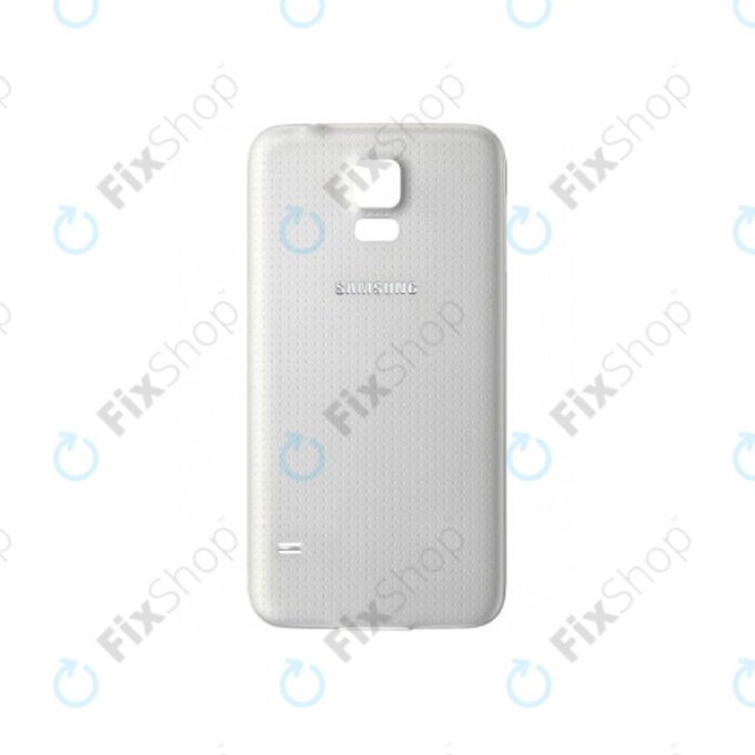 Samsung Galaxy S5 G900F - Akkumulátor Fedőlap (Shimmery White)