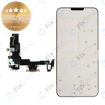Töltő Csatlakozó + Flex Kábel | iPhone 15 | Yellow | 923-09762 | Genuine Apple