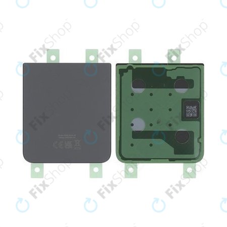 Samsung Galaxy Z Flip 4 F721B - Akkumulátor Fedőlap (Graphite) - GH82-29298A Genuine Service Pack