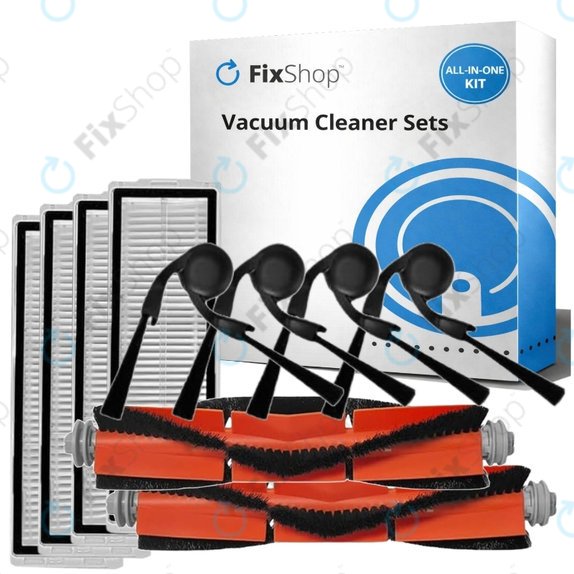 Pótalkatrész készletXiaomi Robot Vacuum 5, 5 Pro (2x Főkefe, 4x Szűrő, 4x Oldalkefe)