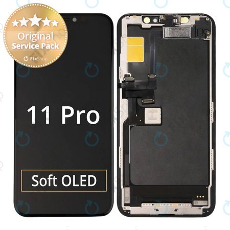 Apple iPhone 11 Pro - LCD Kijelző + Érintőüveg + Keret - 661-15931 Genuine Service Pack