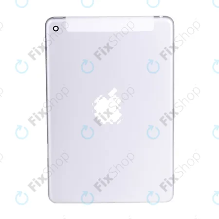 Apple iPad Mini 4 - Akkumulátor Fedőlap 4G Változat (Silver)