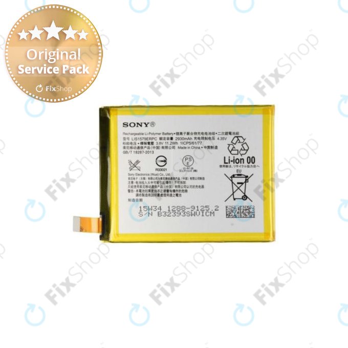 Sony Xperia Z3 Plus E6553 - Akkumulátor LIS1579ERPC 2930mAh - 1288-9125 Genuine Service Pack