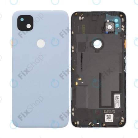 Google Pixel 4a 4G - Akkumulátor Fedőlap (Barely Blue)