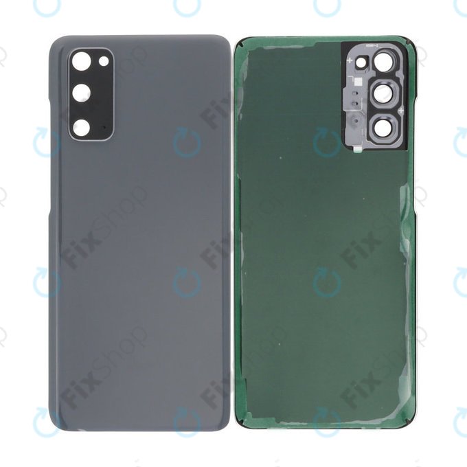 Samsung Galaxy S20 G980F - Akkumulátor Fedőlap Komplett (Cosmic Grey)
