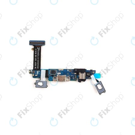 Samsung Galaxy S6 G920F - Töltő Csatlakozó + Flex Kábelek + Mikrofon - GH96-08275A Genuine Service Pack