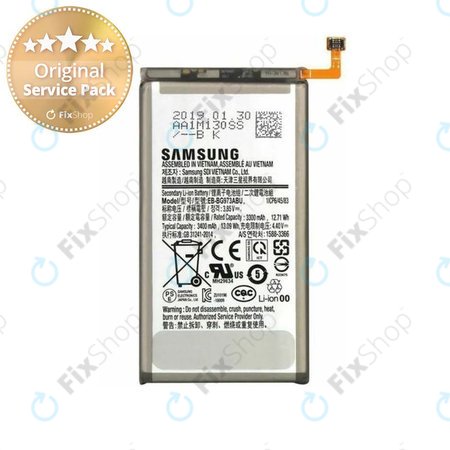 Samsung Galaxy S10 G973F - Akkumulátor EB-BG973ABU 3400mAh - GH82-18826A Genuine Service Pack
