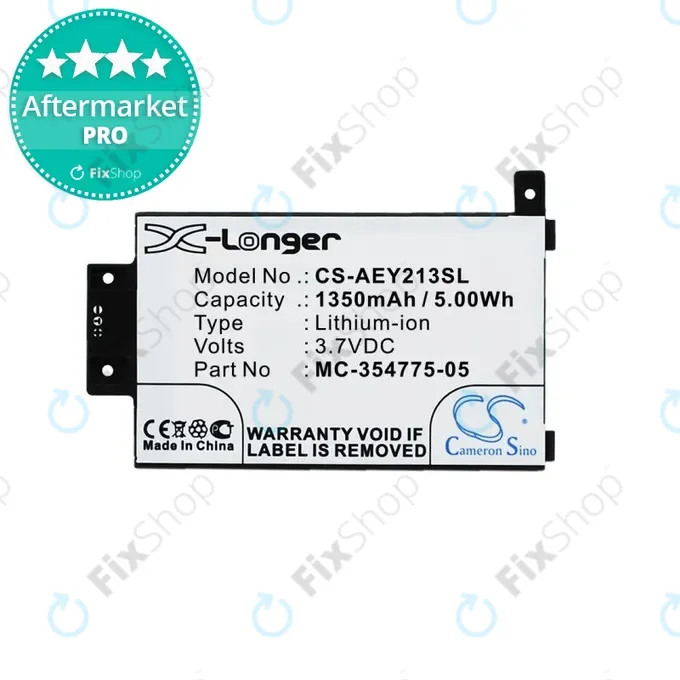 Amazon Kindle Paperwhite 2013, 6th Gen, 6 2015, Touch 2013 - Akkumulátor MC-354775-05 1350mAh HQ