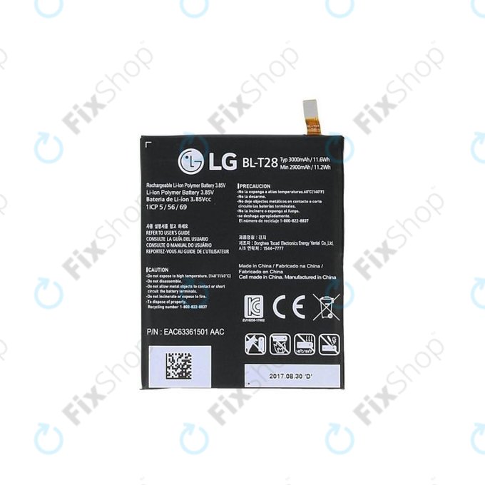 LG Q8 H970 - Akkumulátor BL-T28 3000 mAh - EAC63361501