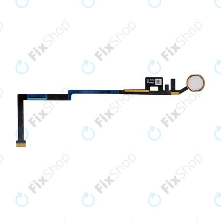 Apple iPad (5th Gen 2017), (6th Gen 2018) - Tlačidlo Domov + Flex Cable (Gold)