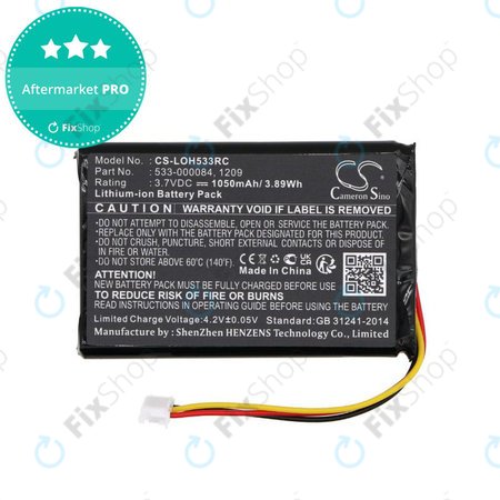 Akkumulátor Logitech Harmony Touch, Ultimate, 1050mAh, Li-Ion, 3.7V, 533-000083, HQ