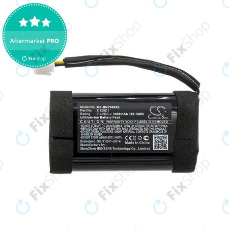 Akkumulátor Bang & Olufsen Beoplay P6, 3400mAh, Li-Ion, 7.4V, C129D1, HQ