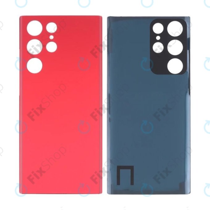 Samsung Galaxy S22 Ultra S908B - Akkumulátor Fedőlap (Red)