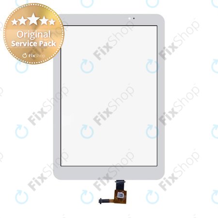 Huawei Mediapad T1 10 - Érintőüveg + Keret (White) - 02350GUR Genuine Service Pack