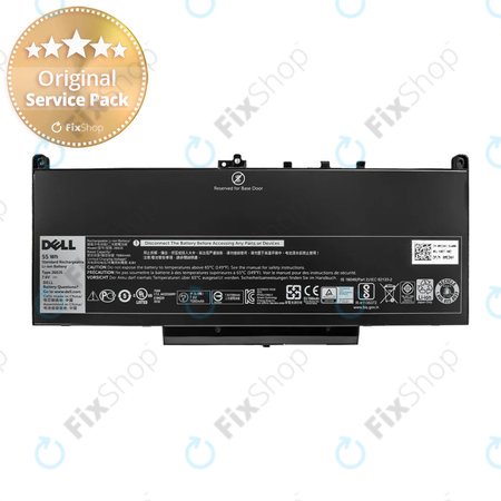 Dell Latitude E7270, E7470 - Akkumulátor J60J5 7080mAh - Genuine Service Pack