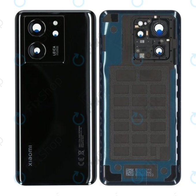 Xiaomi 13T, 13T Pro - Akkumulátor Fedőlap (Black) - 5600220M1200 Genuine Service Pack