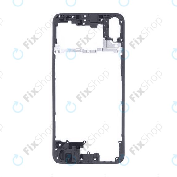 Huawei Honor 9X Lite - Hátsó műanyag keret (Fekete) - 02353QKB