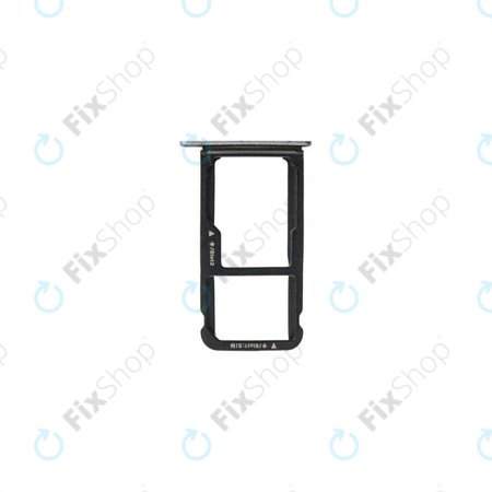 Huawei P10 Lite - SIM Adapter (Black) - 51661EPF Genuine Service Pack
