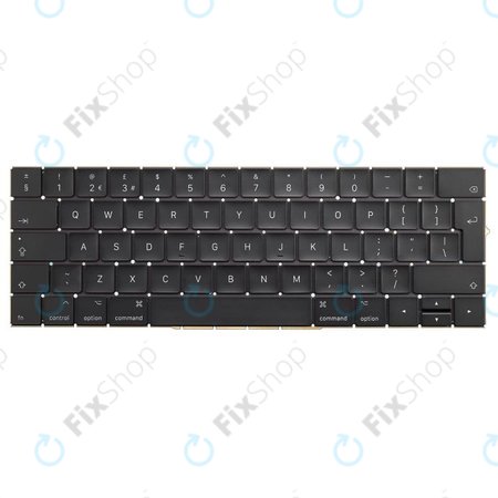 Apple MacBook Pro 13" A1706, 15" A1707 (Late 2016 - Mid 2017) - Billentyűzet UK