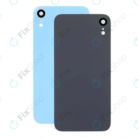 Apple iPhone XR - Hátsó Ház Üveg + Hátlapi Kameralencse Üveg (Blue)
