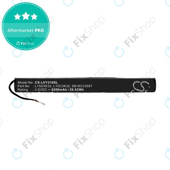 Lenovo Yoga TAB 3 YT3-X50 - Akkumulátor L15D3K32, L15C3K32, 5B18C03587 8200mAh HQ