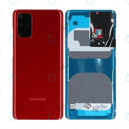 Samsung Galaxy S20 Plus G985F - Akkumulátor Fedőlap (Aura Red) - GH82-21634G, GH82-22032G Genuine Service Pack