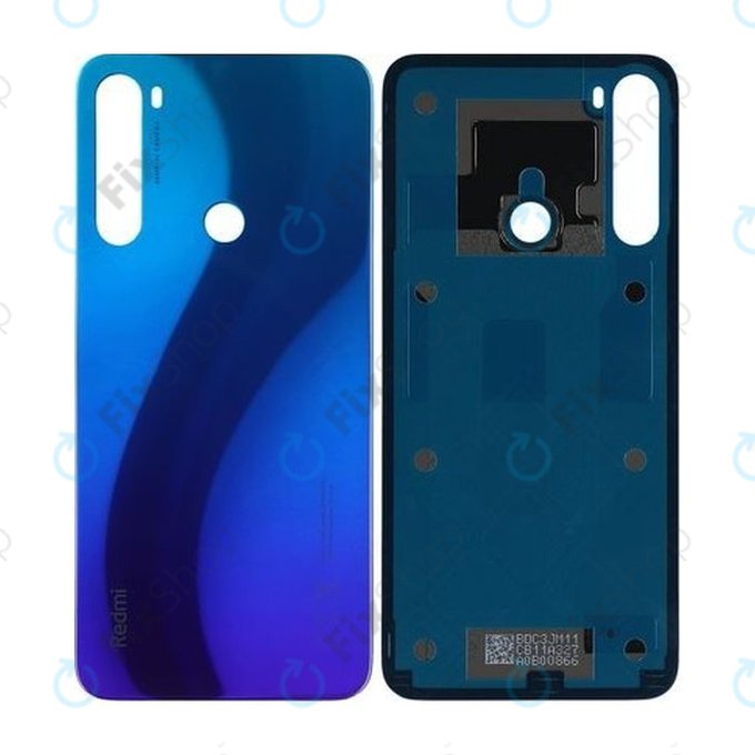 Xiaomi Redmi Note 8 - Akkumulátor Fedőlap (Neptune Blue) - 55050000071Q Genuine Service Pack