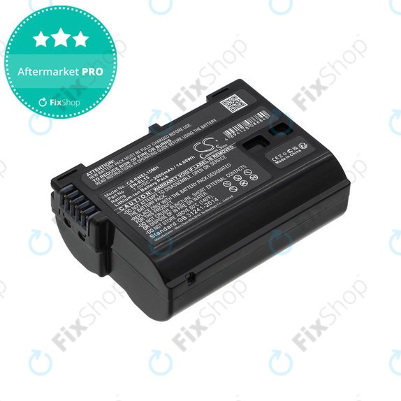 Akkumulátor Nikon D7000, D500, D600, D7200, D7500, Z5, Z6, EN-EL15, Li-ion, 7V, 2000mAh, HQ