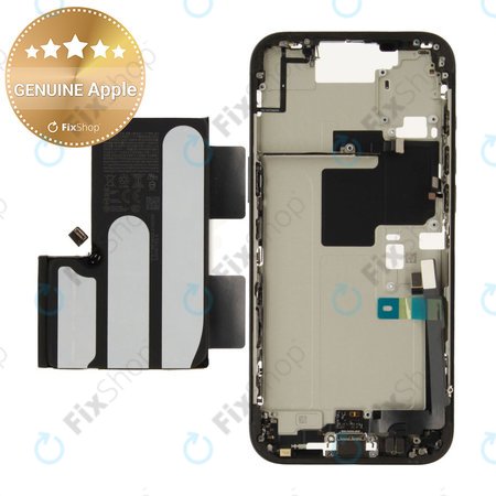 Középső keret akkumulátorral | iPhone 16 Pro Max | Black Titanium | ZD076-00693 | Genuine Apple