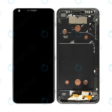 LG G6 H870 - LCD Kijelző + Érintőüveg + Keret (Fekete)